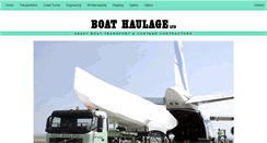 Desktop Screenshot of boathaulage.co.nz